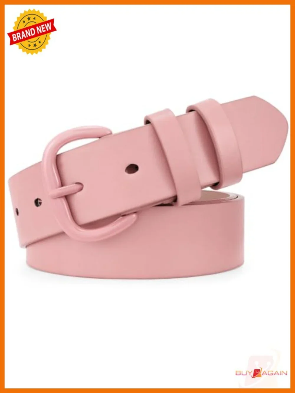 Women Leather Belt with Pin Buckle for Jeans Pants Dresses
